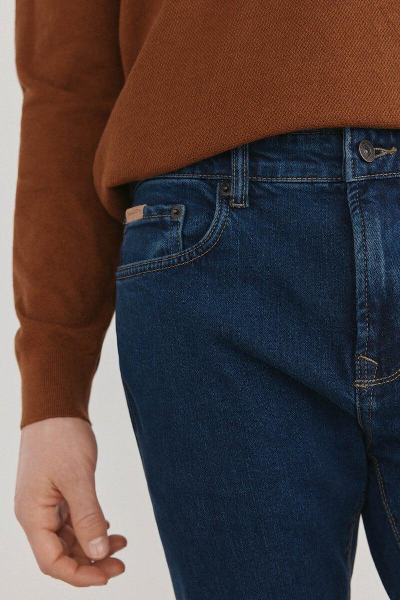 Cortefiel Pantalón vaquero premium flex slim fit Precio ultrabajo