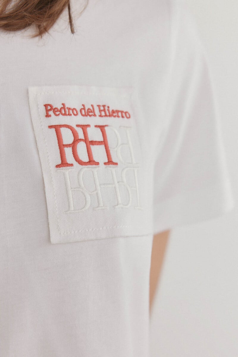Cortefiel Camiseta básica logo En línea
