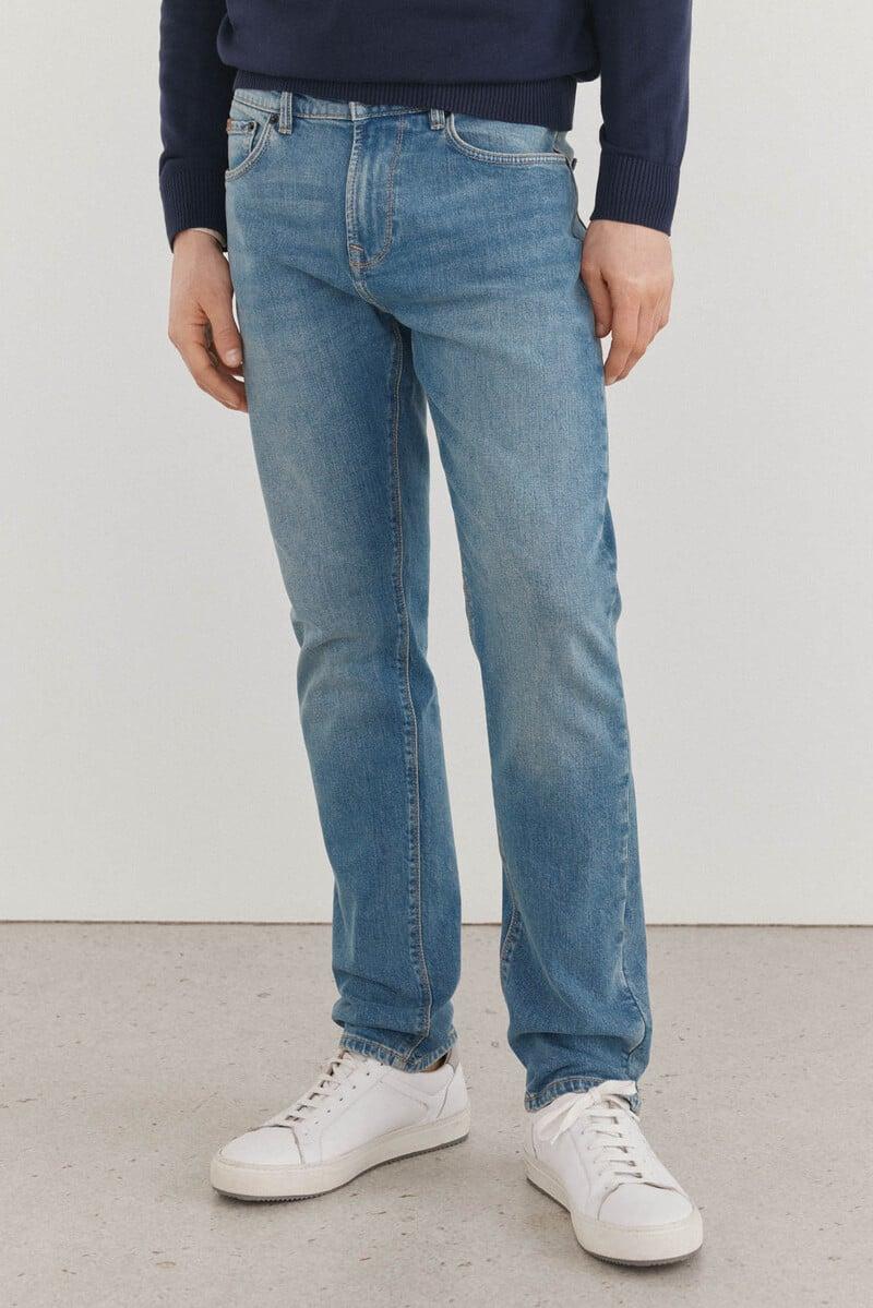 Cortefiel Pantalón vaquero premium flex slim fit Rebajas de fábrica