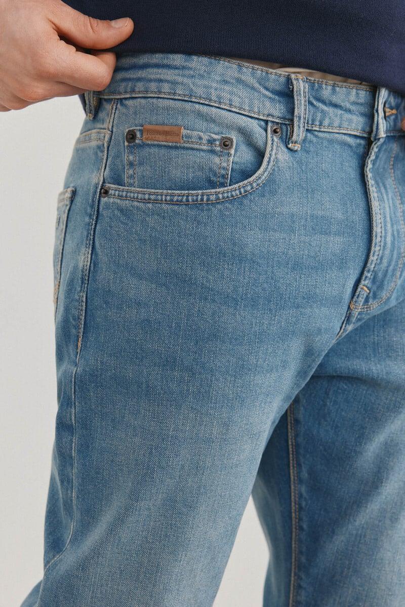 Cortefiel Pantalón vaquero premium flex slim fit Rebajas de fábrica