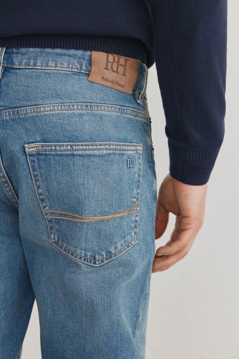 Cortefiel Pantalón vaquero premium flex slim fit Rebajas de fábrica