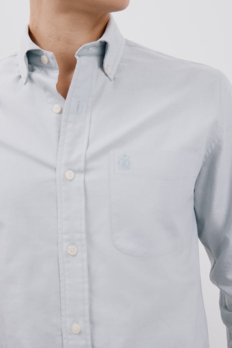 Cortefiel Camisa oxford liso Envío gratis