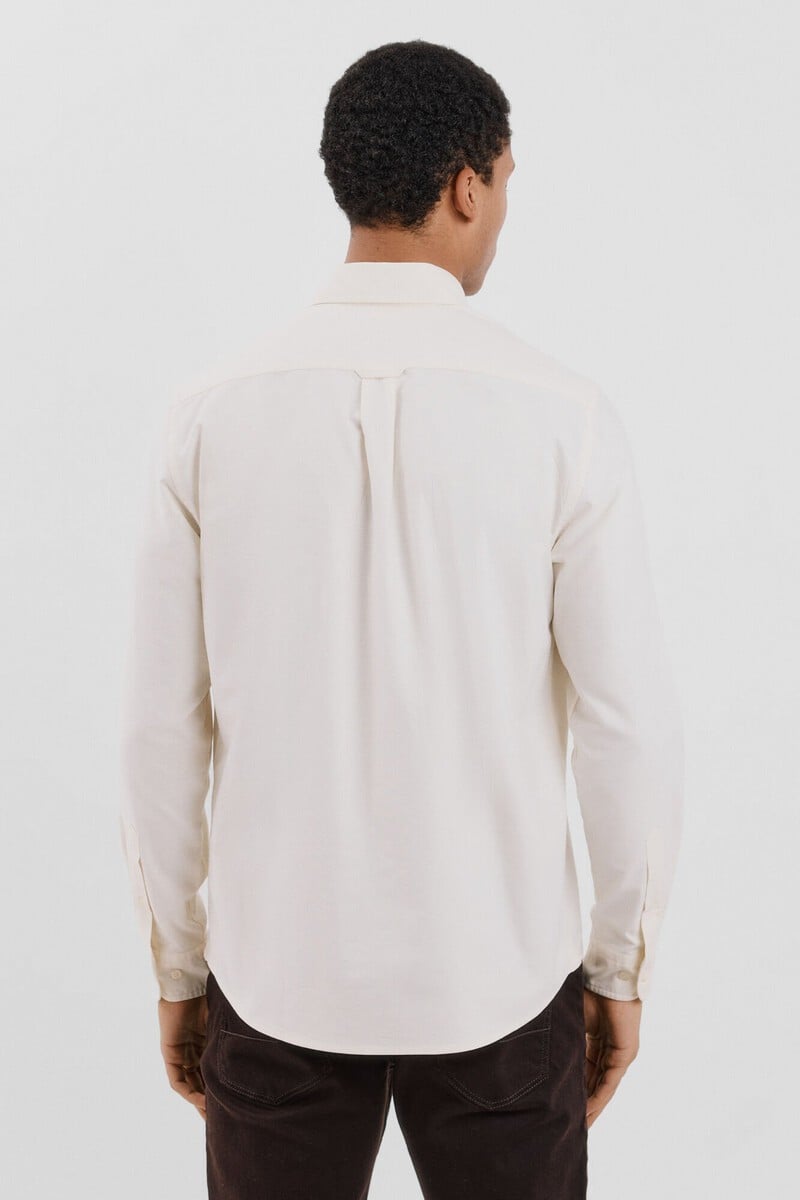 Cortefiel Camisa oxford liso Envío gratis
