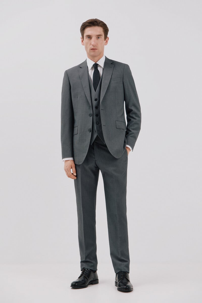Cortefiel Americana cuadrillé slim fit Último día
