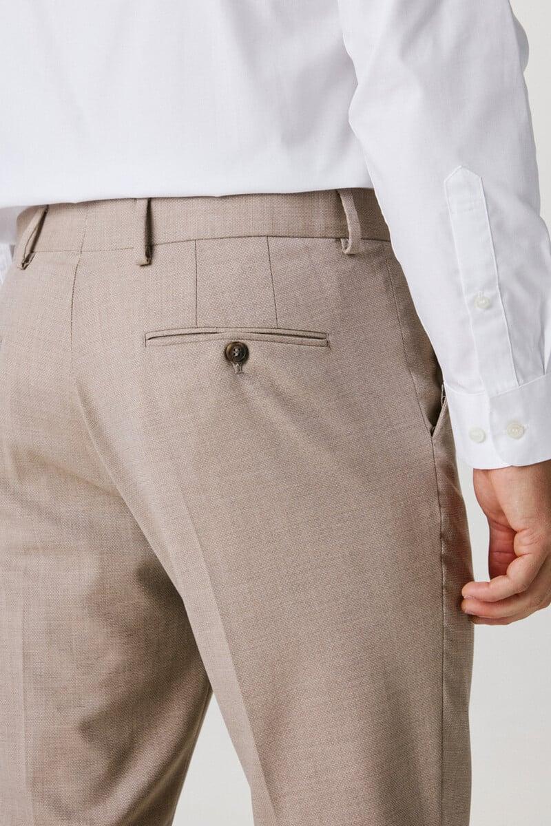 Cortefiel Pantalón de traje Slim Fit con lana Solo hoy