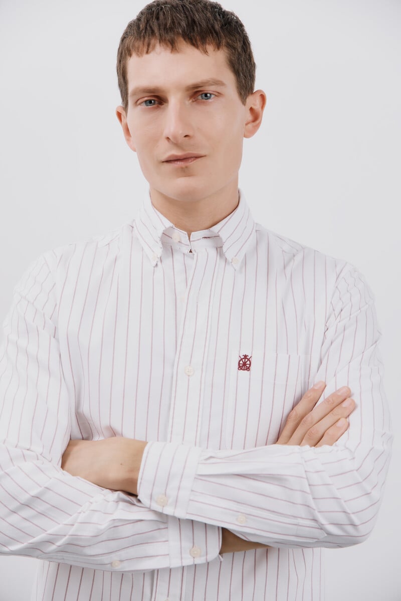 Cortefiel Camisa oxford rayas