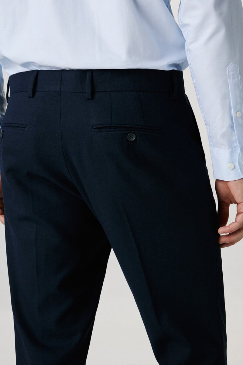 Cortefiel Pantalón de traje Slim Fit con lana Liquidación
