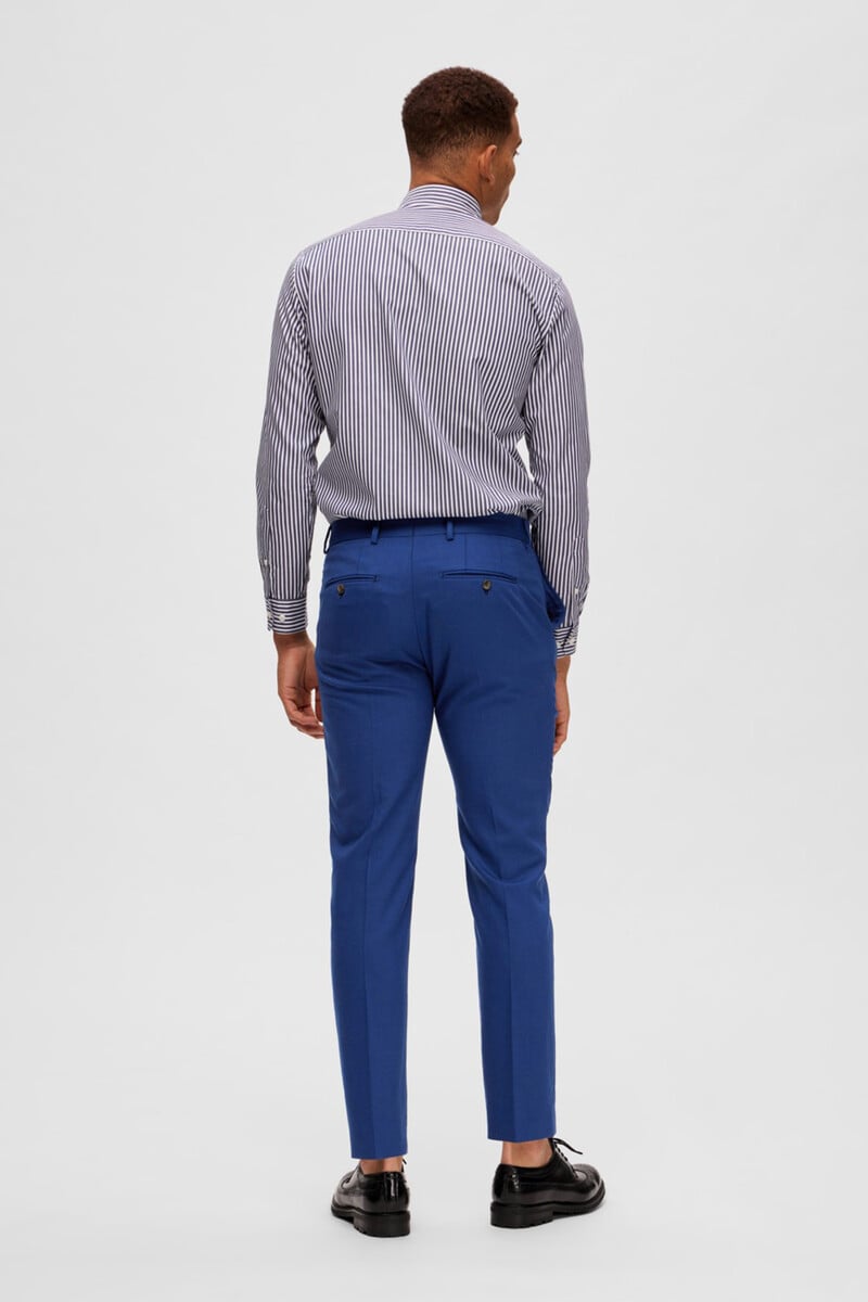 Cortefiel Pantalón de traje Slim Fit con lana Tienda de fábrica