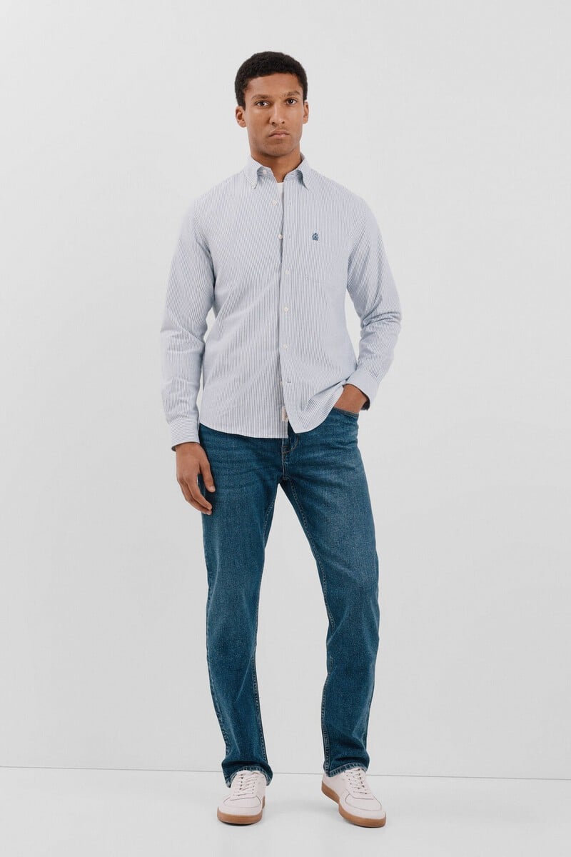 Cortefiel Camisa oxford rayas