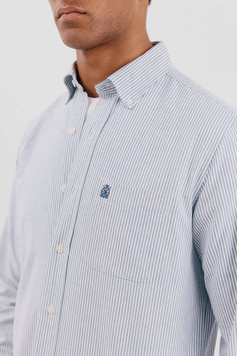 Cortefiel Camisa oxford rayas Ahorra y exporta