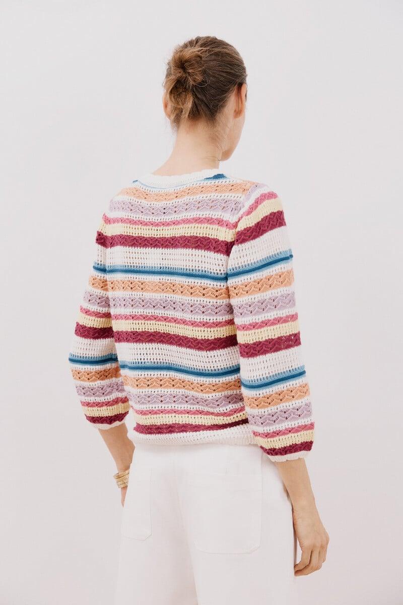 Cortefiel Jersey rayas multicolor Devoluciones gratuitas
