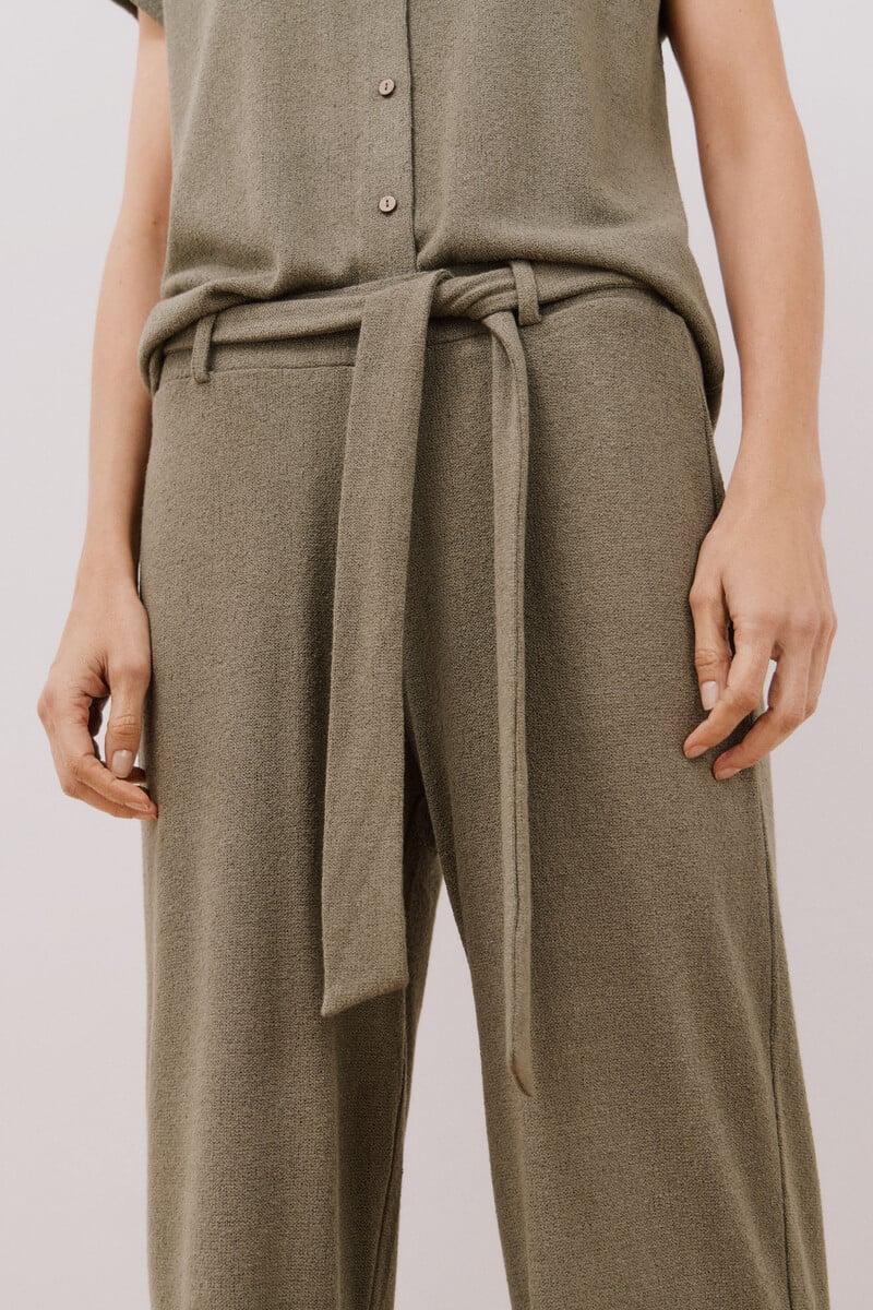 Cortefiel Pantalón punto cinturón Venta caliente
