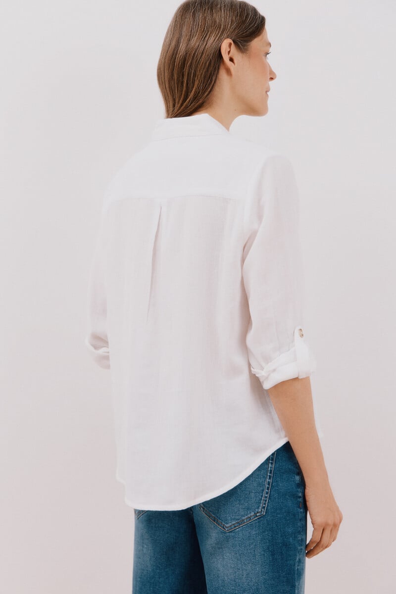 Cortefiel Camisa algodón estampada Rebajas baratas