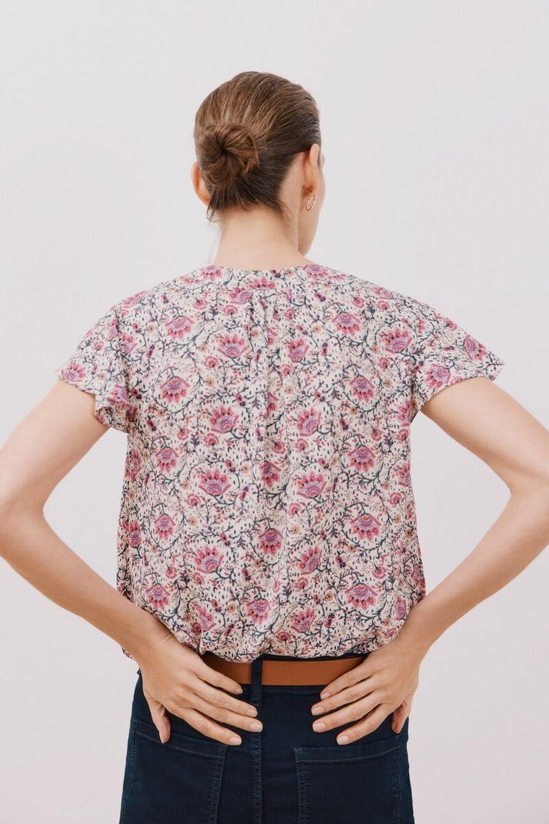 Cortefiel Blusa manga volante Envío gratis