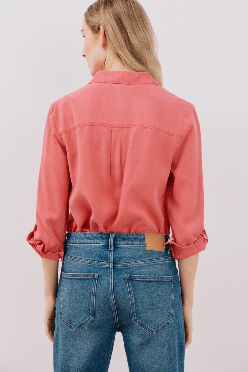 Cortefiel Camisa Vaquera Tencel Últimos 3 días