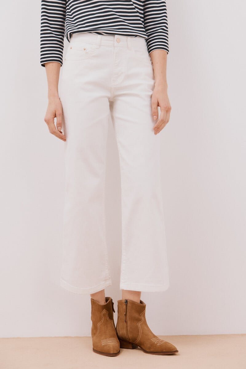 Cortefiel Jeans palazzo crop Promoción por tiempo limitado