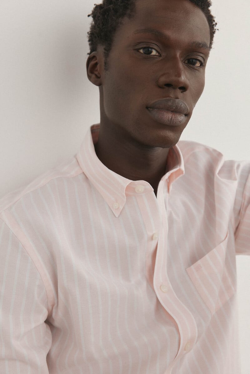Cortefiel Camisa non iron oxford rayas