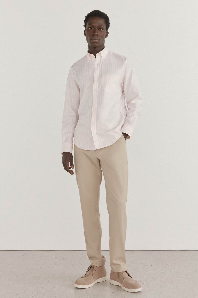 Cortefiel Camisa non iron oxford rayas Gran oferta
