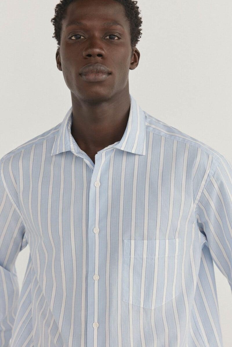 Cortefiel Camisa rayas popelín Tienda