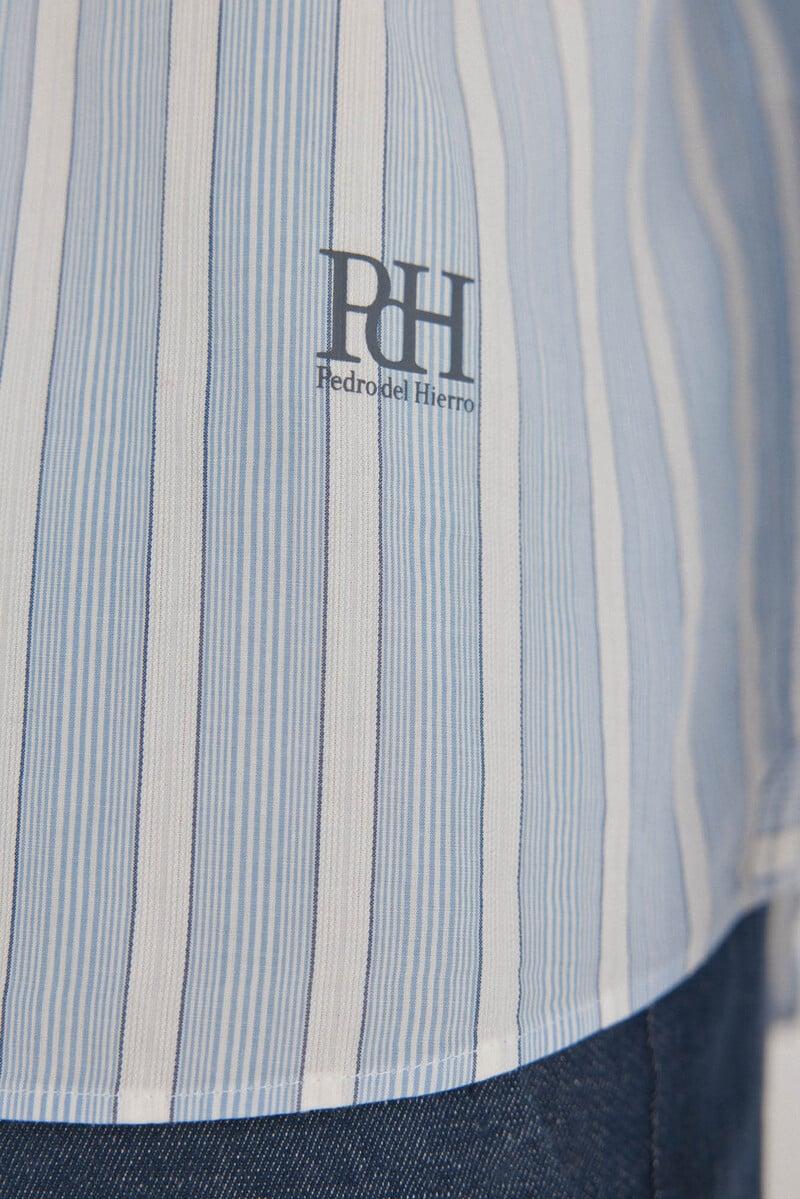 Cortefiel Camisa rayas popelín Tienda