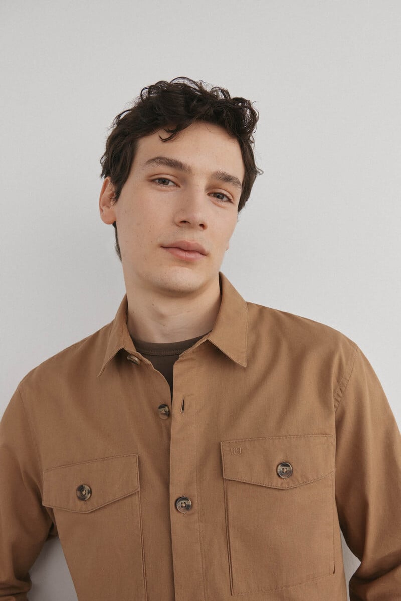 Cortefiel Sobrecamisa algodón lino Envío gratis