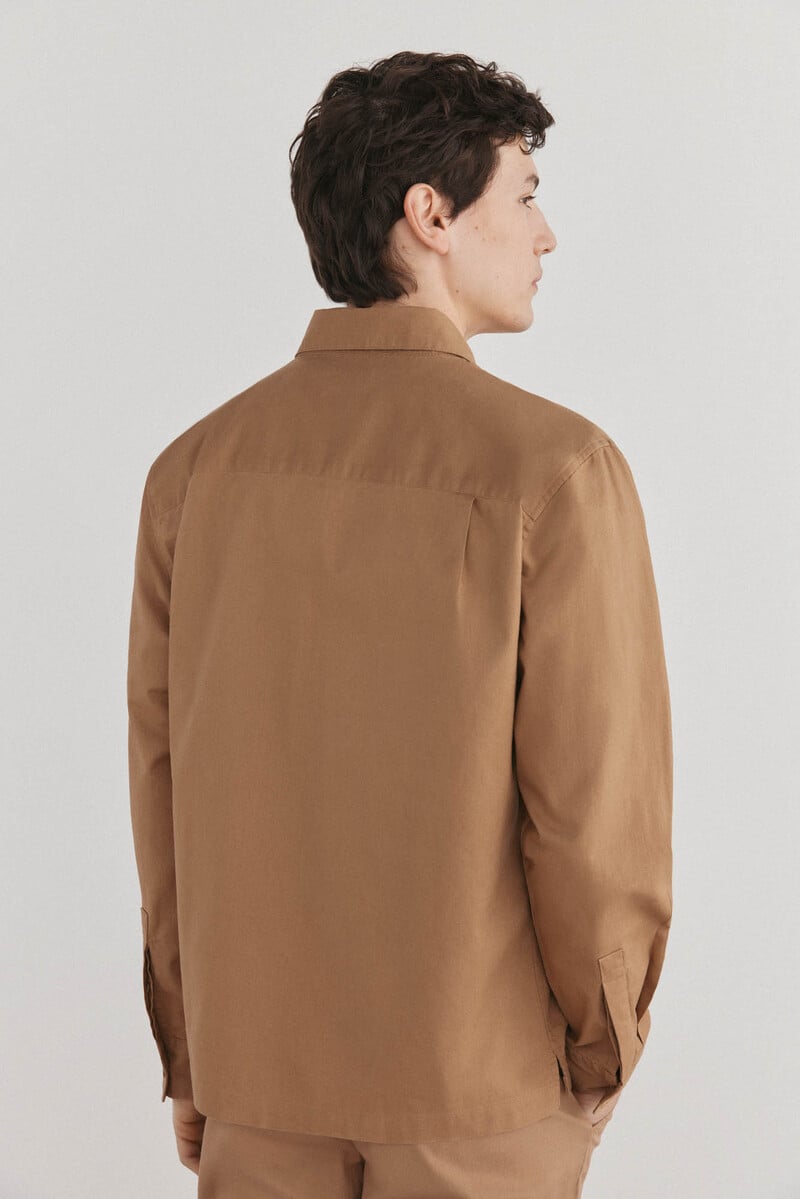 Cortefiel Sobrecamisa algodón lino Envío gratis
