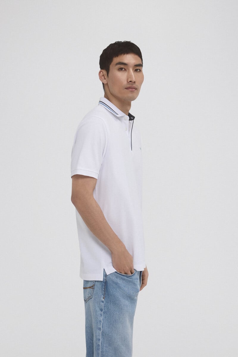 Cortefiel Polo tips en cuello Outlet online