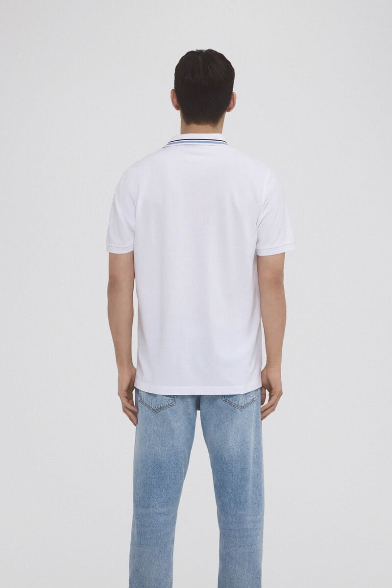Cortefiel Polo tips en cuello Outlet online