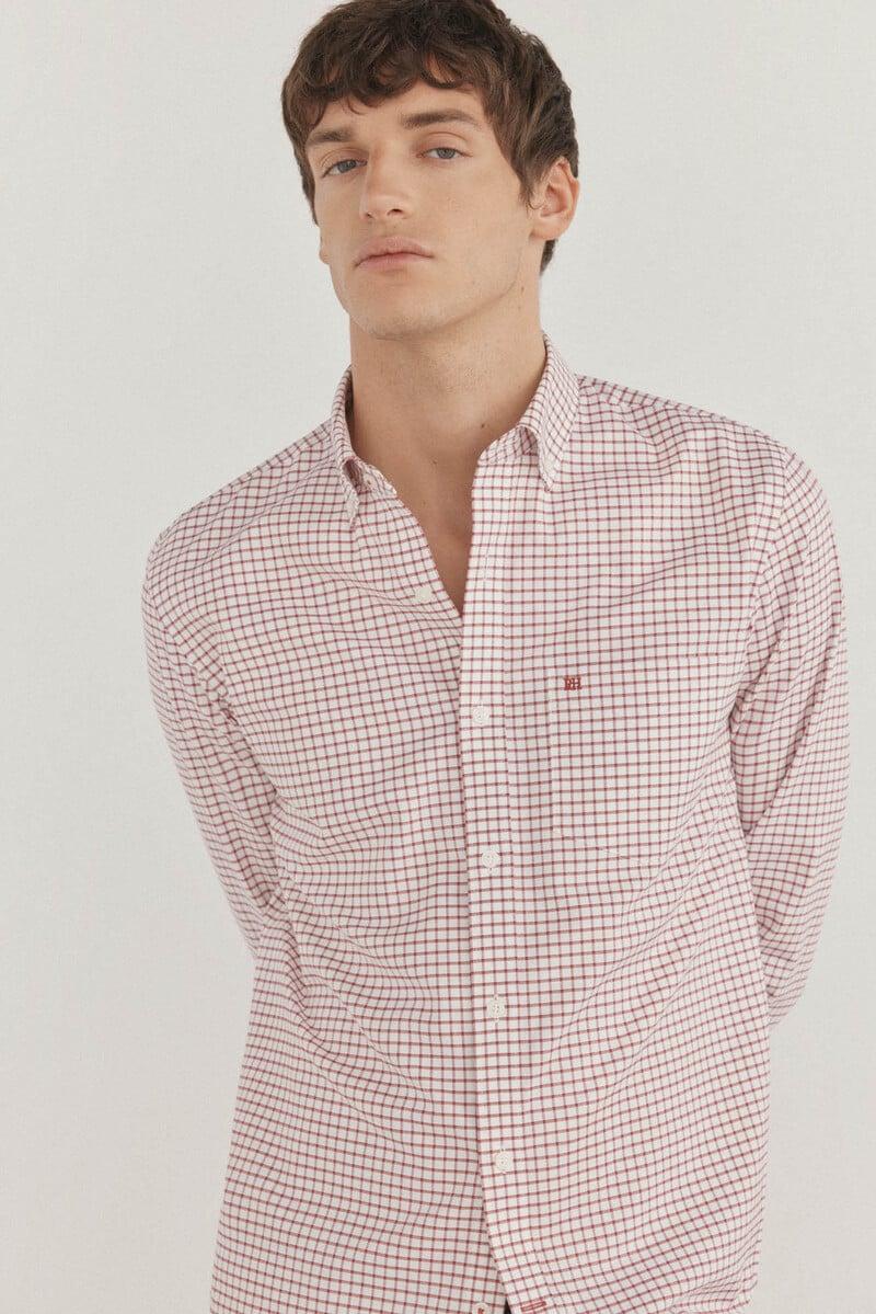 Cortefiel Camisa non iron oxford cuadros Envío internacional gratuito