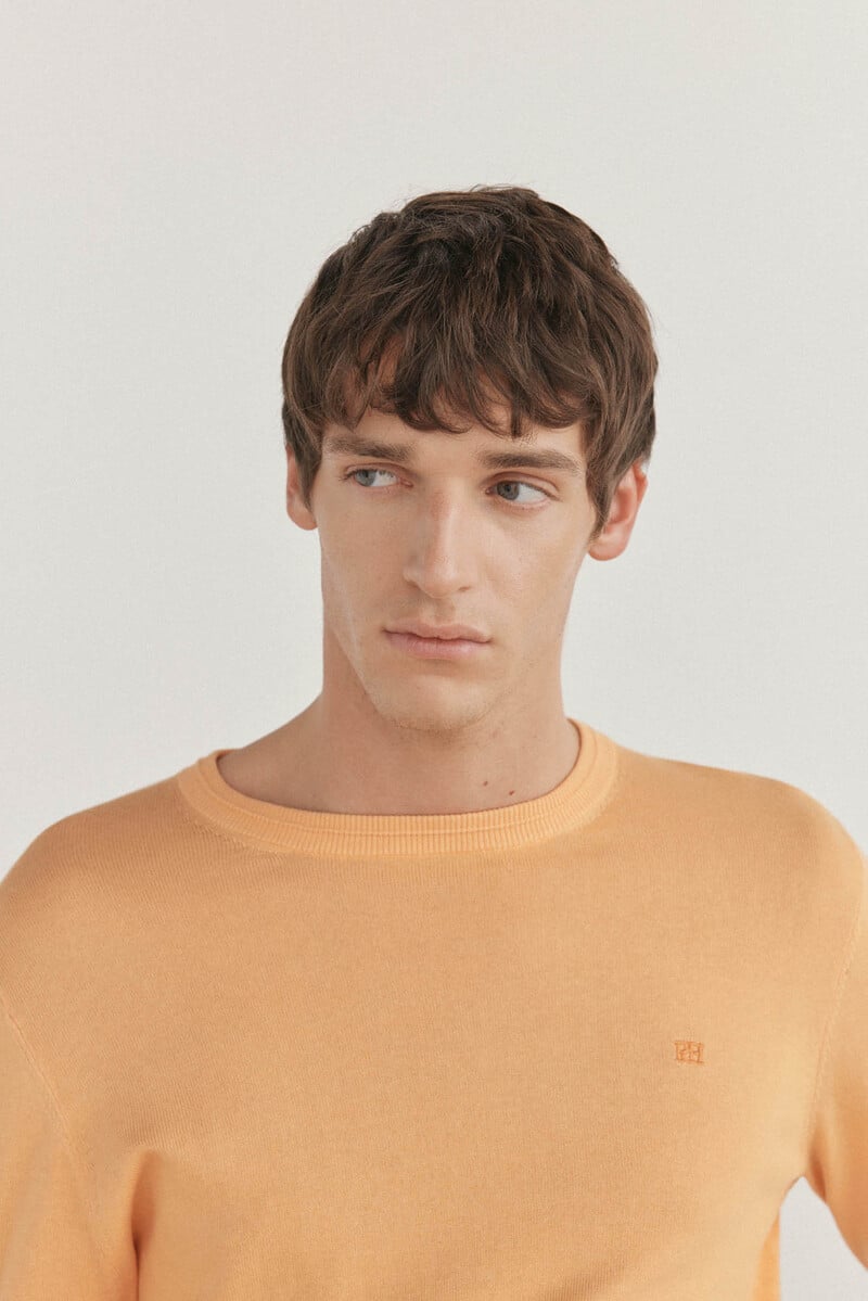 Cortefiel Jersey algodón premium cuello caja En oferta
