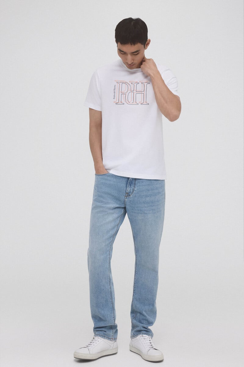Cortefiel Camiseta logo grande