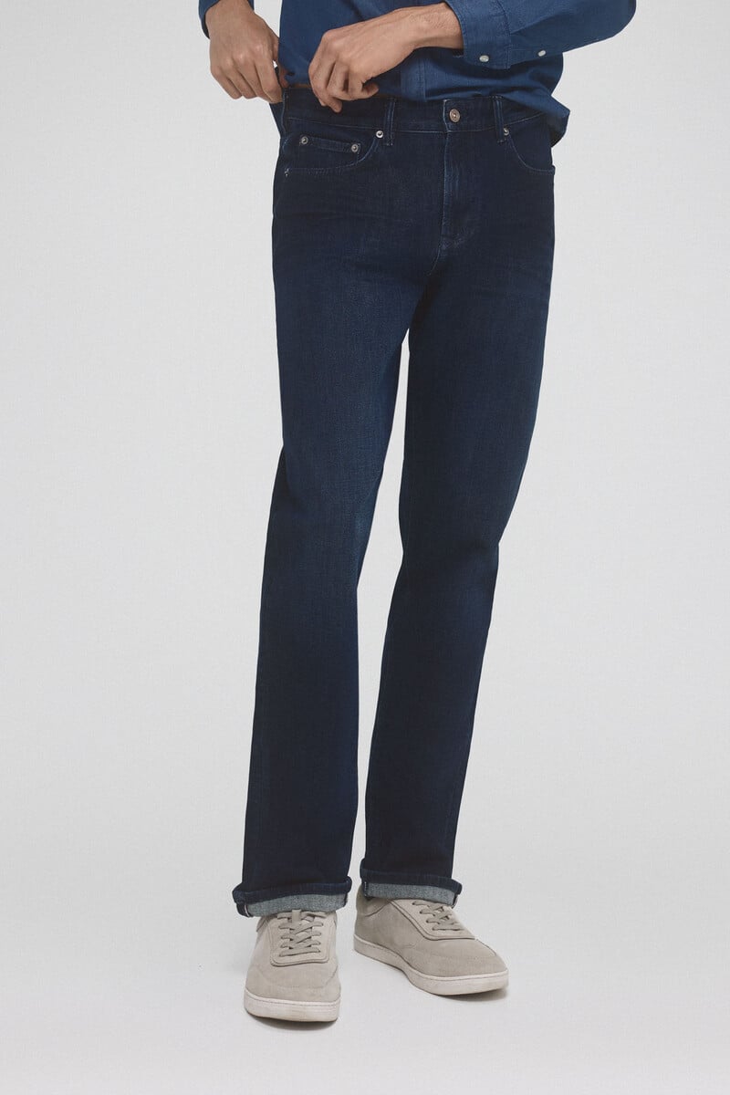 Cortefiel Pantalón vaquero premium flex ligero regular fit Tienda
