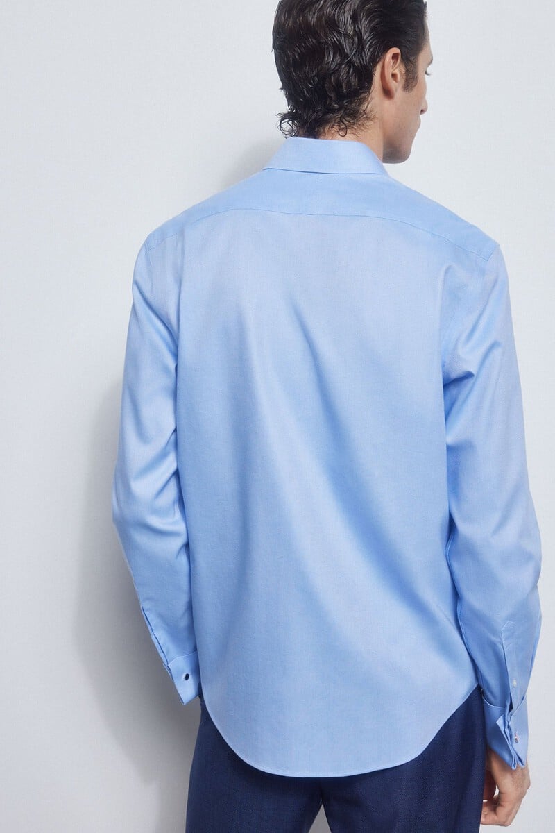 Cortefiel Camisa gemelos lisa non iron + antimanchas Solo hoy