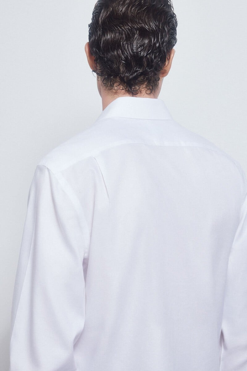 Cortefiel Camisa gemelos lisa non iron + antimanchas Limitado a 3 días