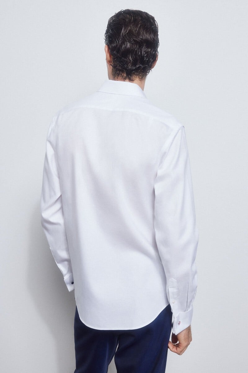 Cortefiel Camisa gemelos lisa non iron + antimanchas Limitado a 3 días