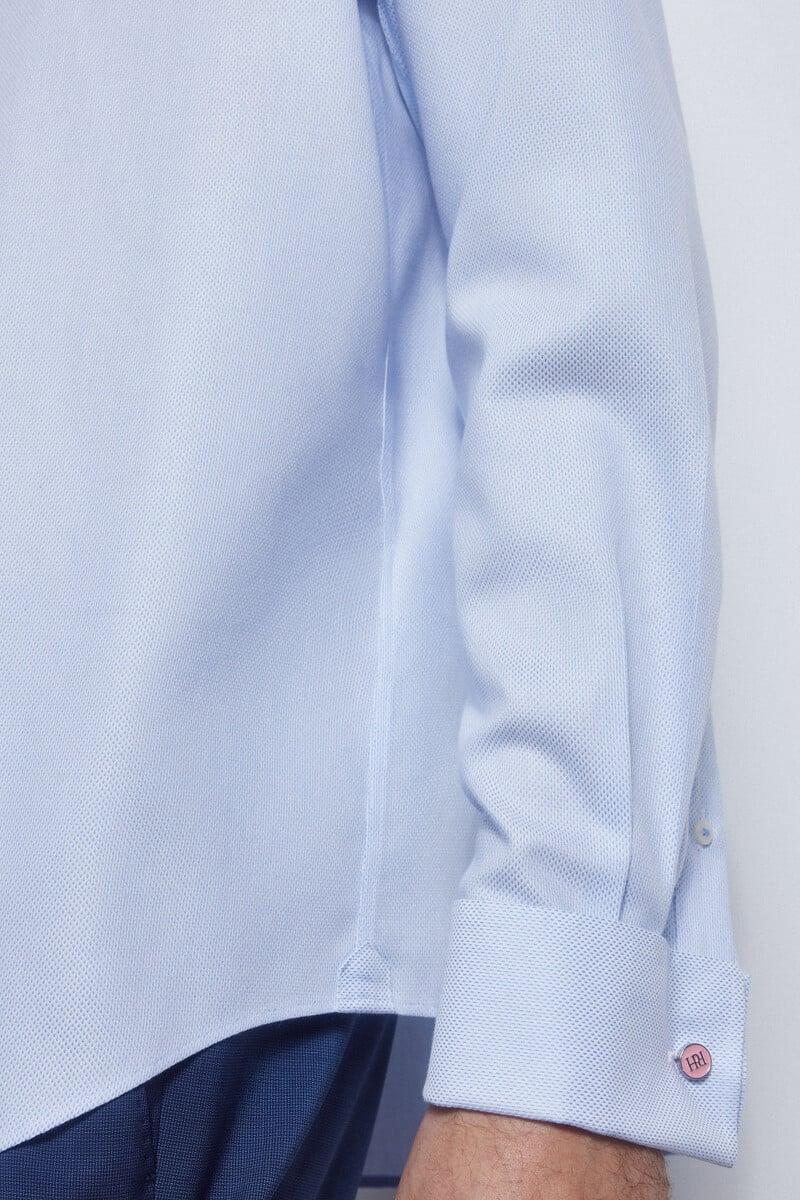 Cortefiel Camisa gemelos lisa non iron + antimanchas Precios de Black Friday