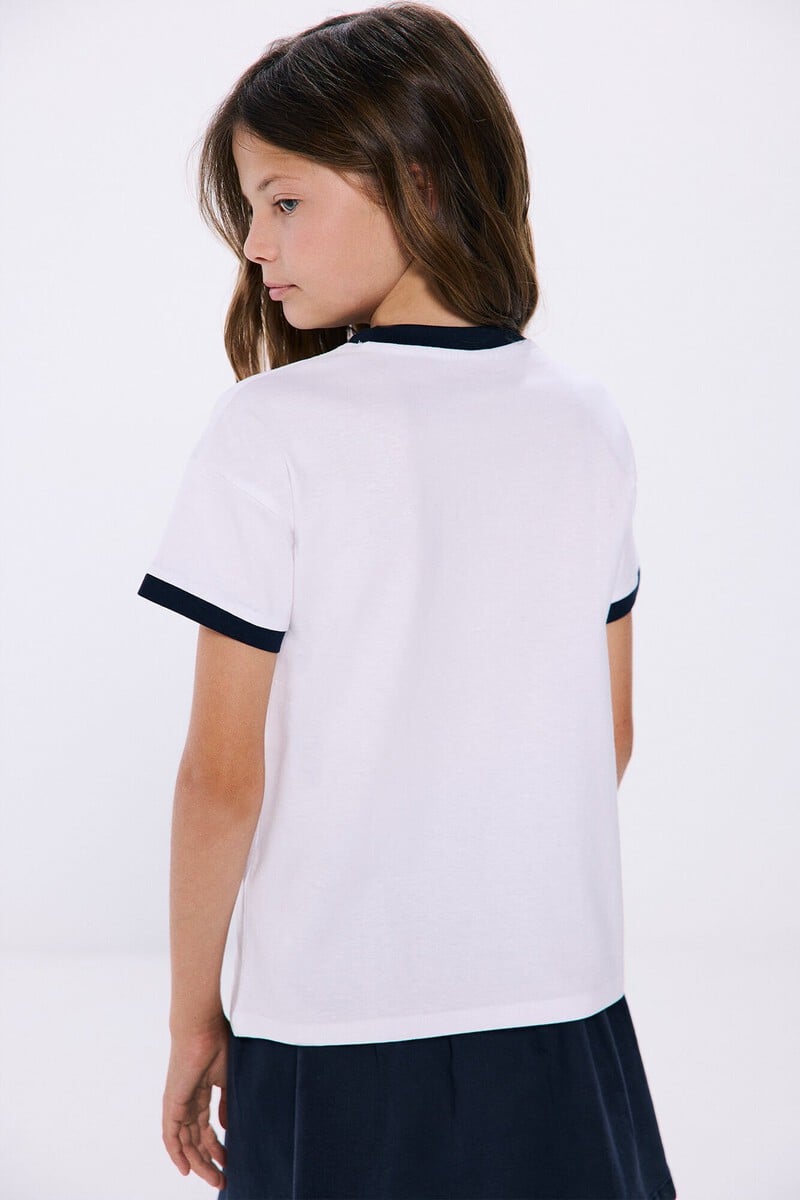 Cortefiel Camiseta Le Marais niña Descuento por venta flash