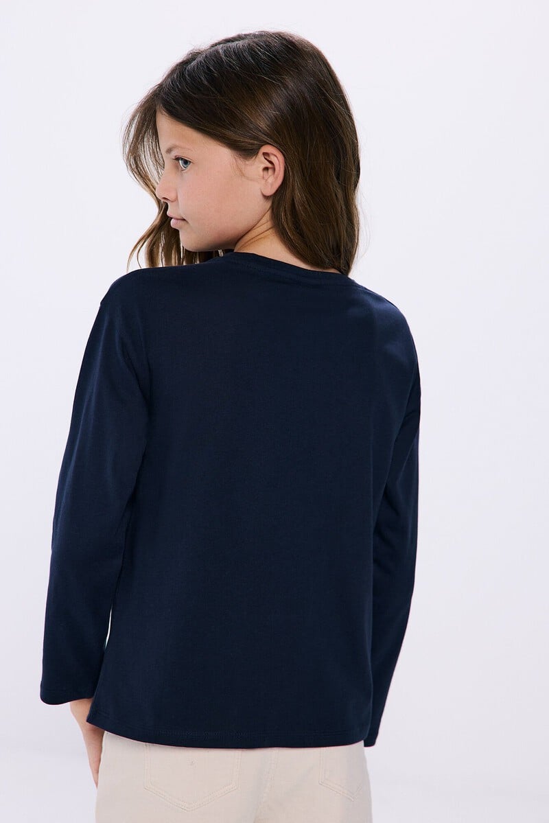 Cortefiel Camiseta Mon Amour niña 2025