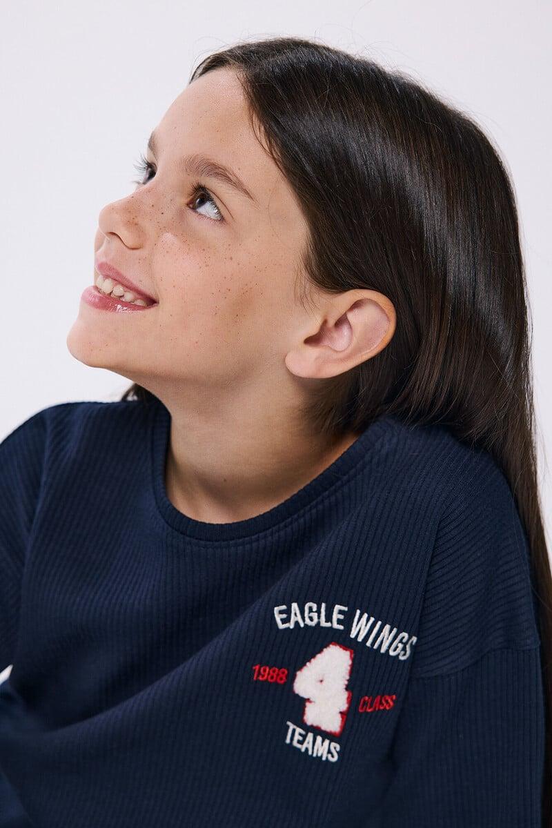 Cortefiel Camiseta rib "Wings" niña Ofertas