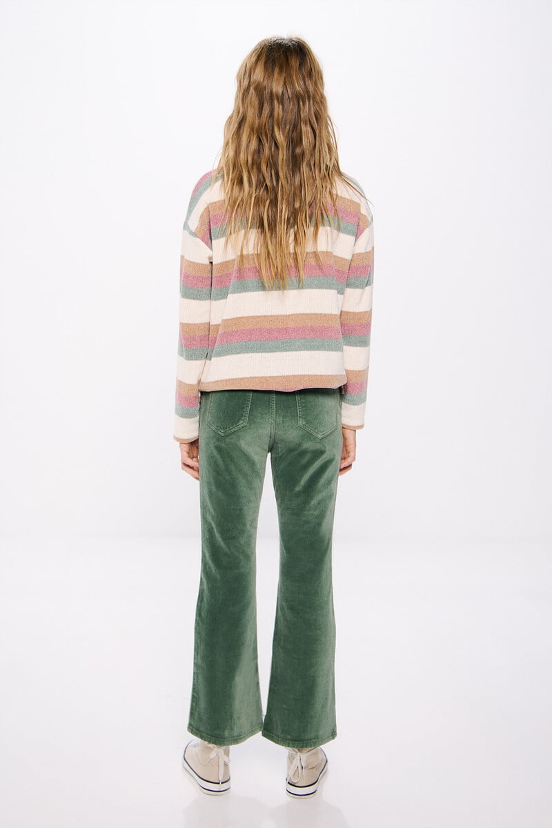 Cortefiel Pantalon flare velour niña Ventas relámpago