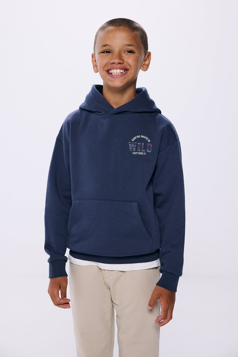 Cortefiel Sudadera capucha WILD niño