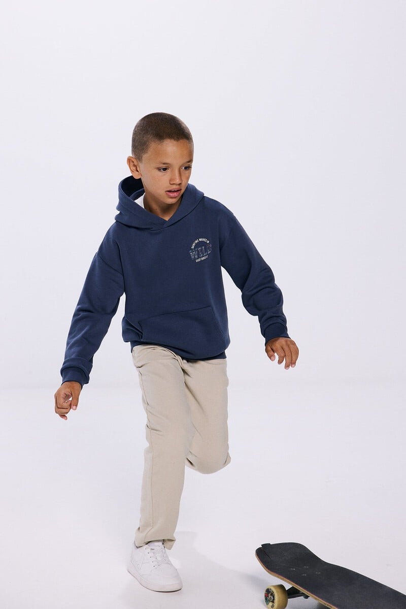 Cortefiel Sudadera capucha WILD niño Oferta especial