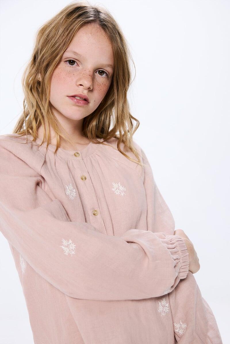 Cortefiel Blusa bordados niña Promoción por tiempo limitado