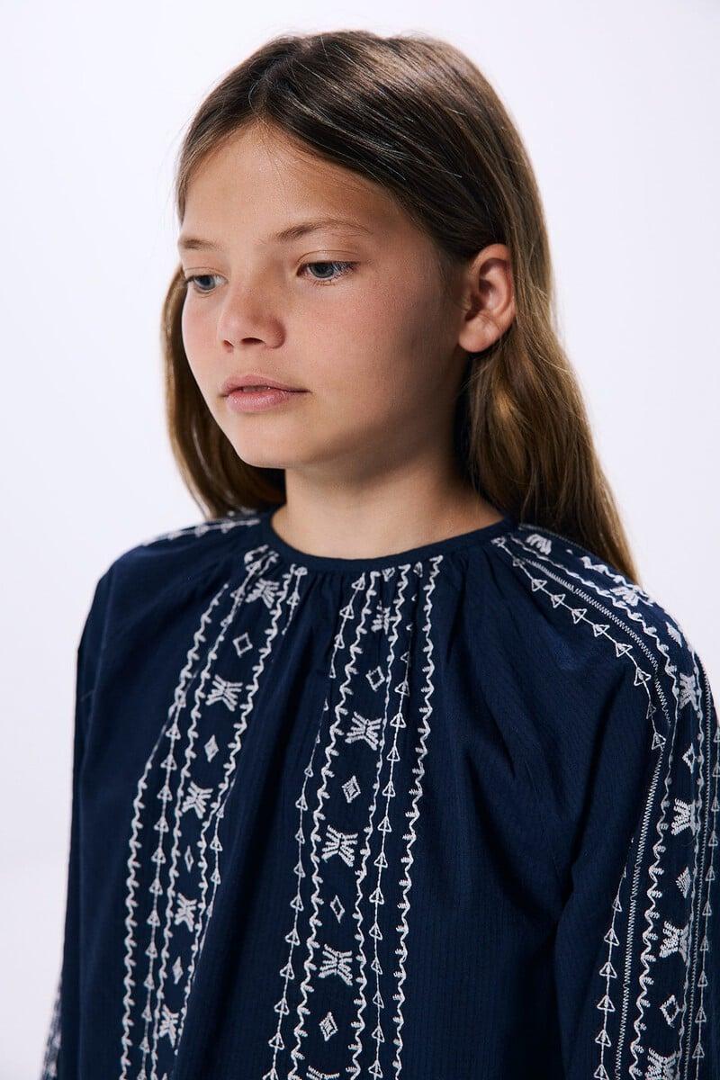 Cortefiel Blusa bordados niña Oferta especial de fábrica