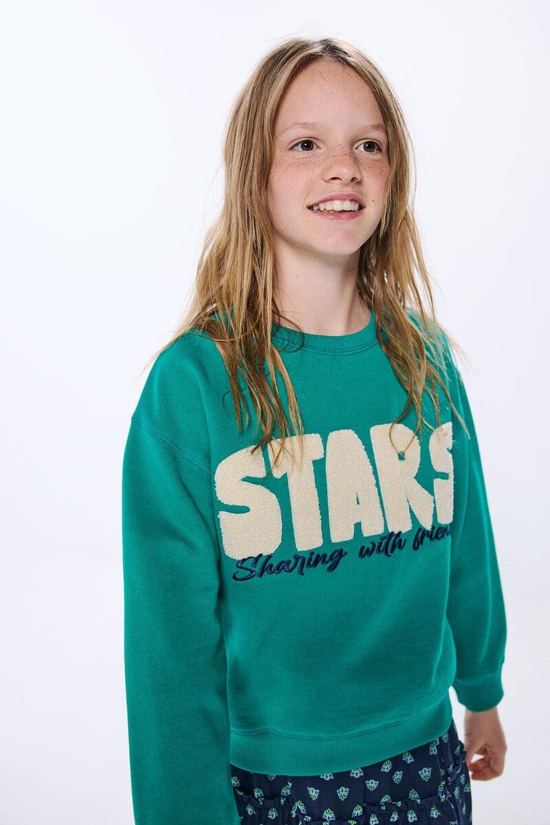 Cortefiel Sudadera STARS niña Limitado a 3 días