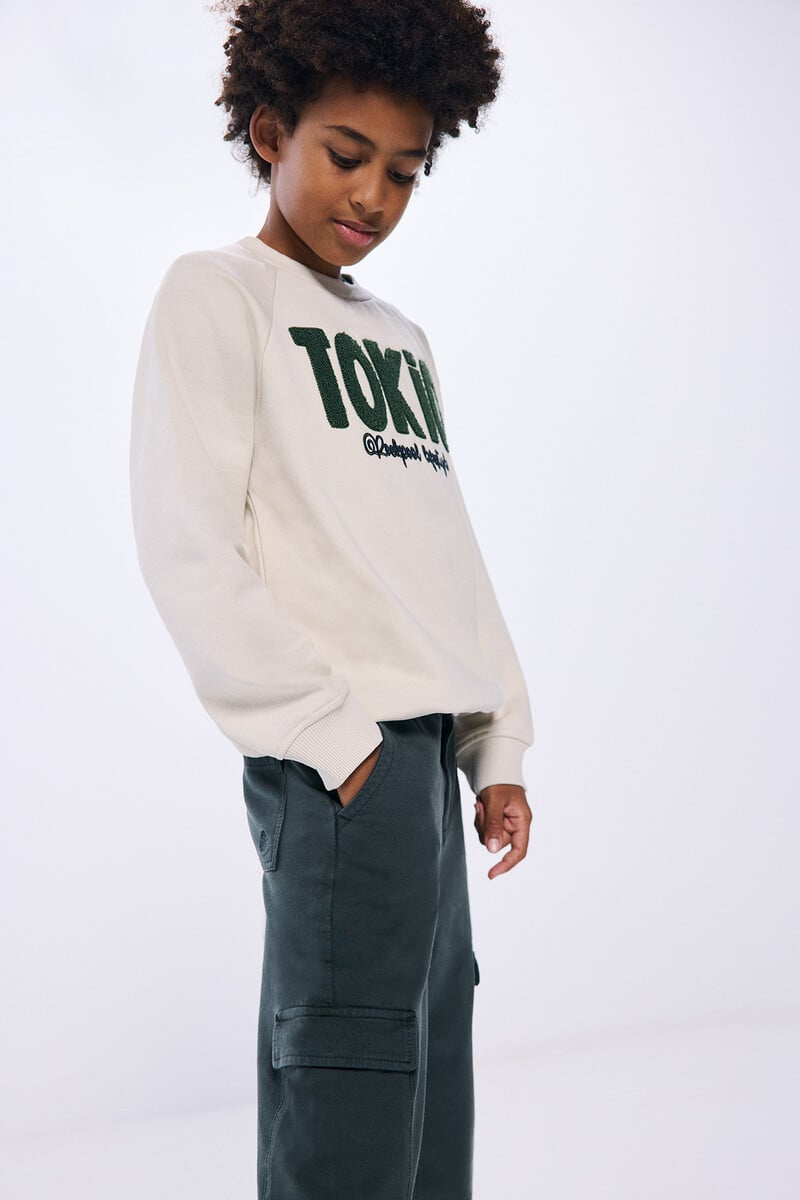 Cortefiel Pantalon cargo niño Rebajas de fin de temporada