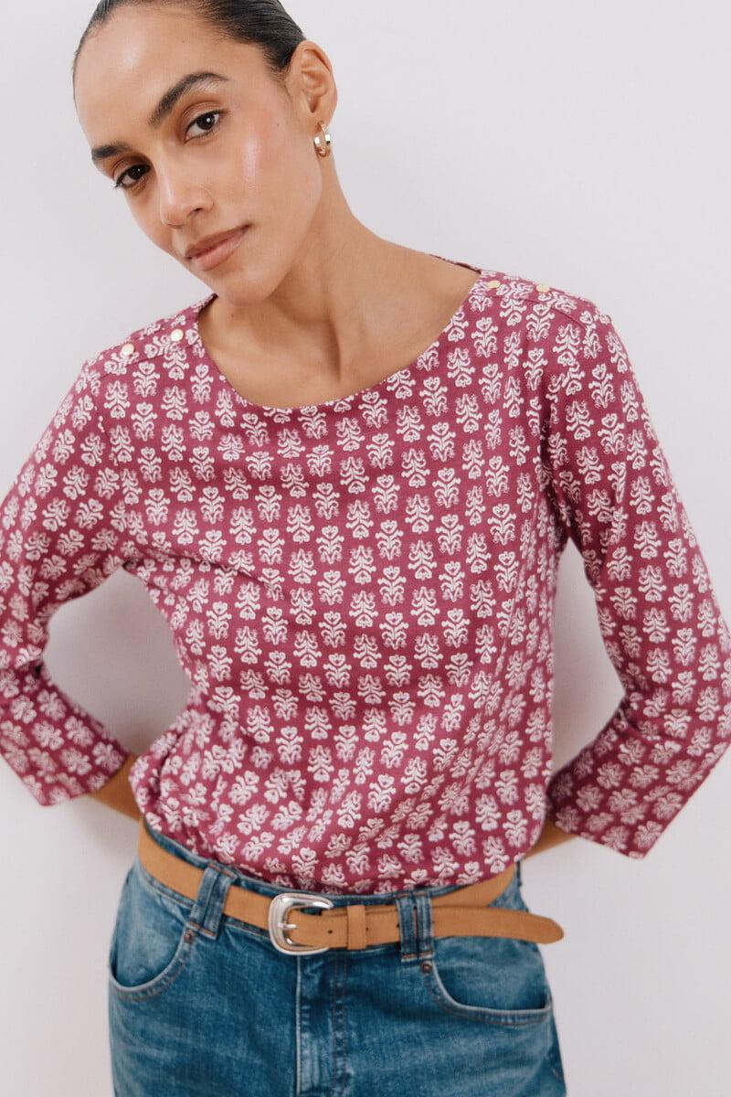 Cortefiel Camiseta básica escote barco Precio ultrabajo