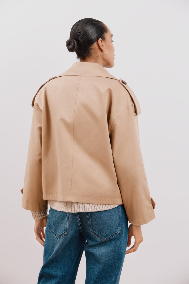 Cortefiel Gabardina corta Outlet