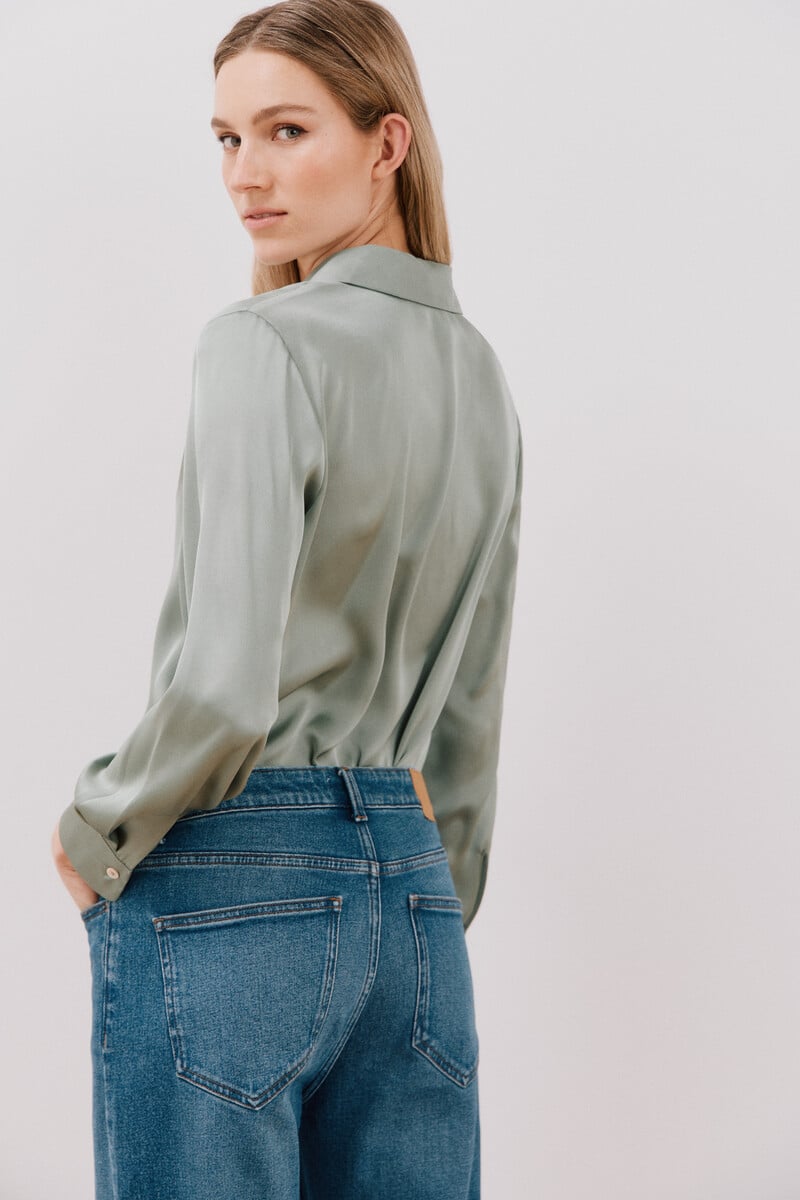 Cortefiel Camisa satinada Rebajas online