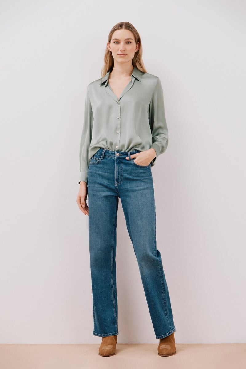 Cortefiel Camisa satinada Rebajas online